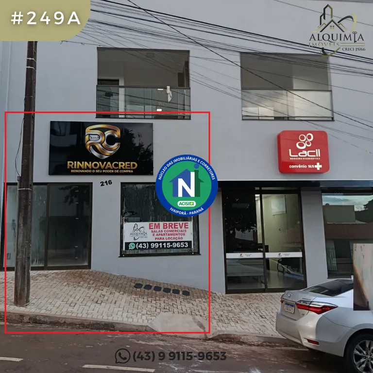 Sala comercial para alugar no Centro