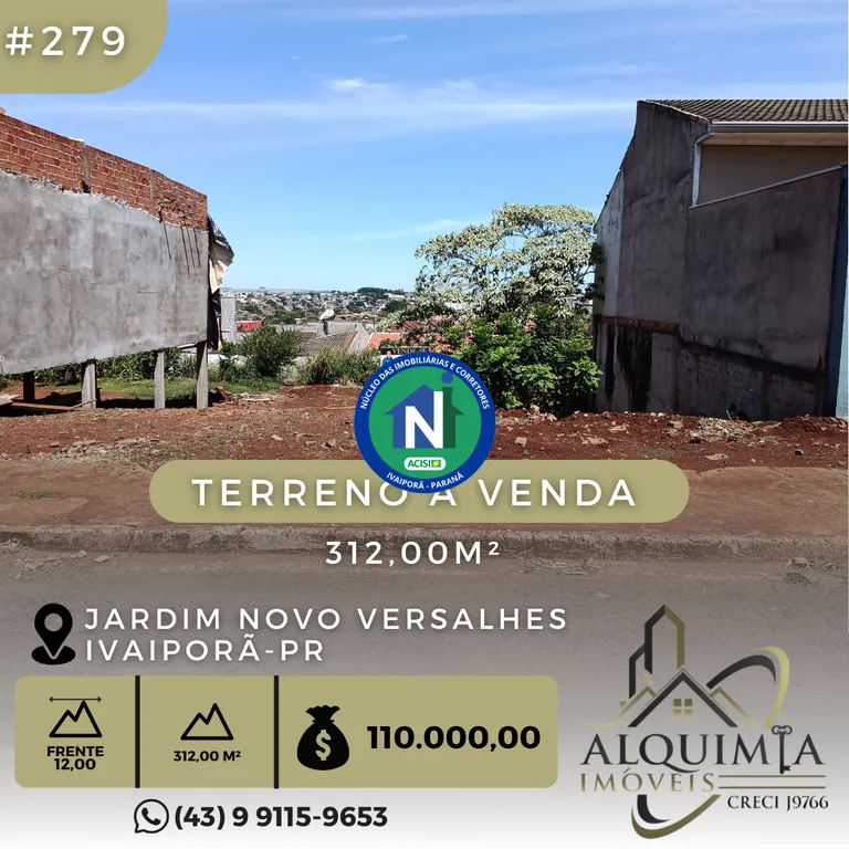 Terreno/Lote à Venda com 312m² a partir de R$ 110.000 Ivaiporã, sn - Centro, Ivaiporã-PR — foto 2